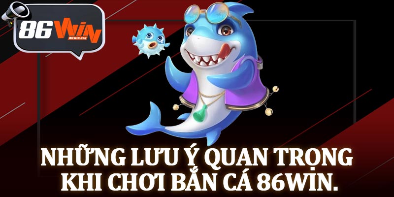 Những Lưu Ý Quan Trọng Khi Chơi Bắn Cá 86Win.