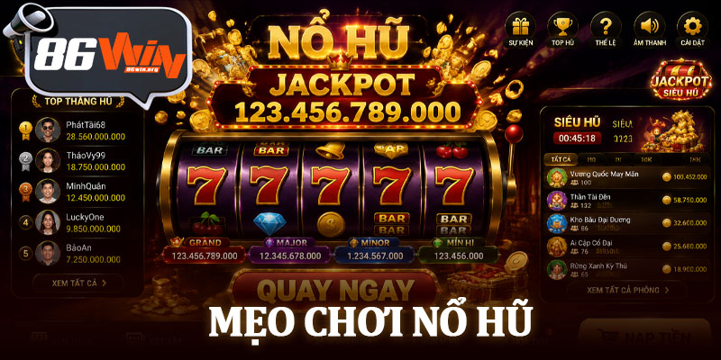 Mẹo Chơi Nổ Hũ